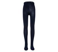 Ewers Collant per bambini e bambine, made in Europa, collant in cotone tinta unita Basic Blu marino 170/176 cm