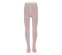 EWERS Collant per neonati e bambini, a costine, realizzati in Europa, in cotone, tinta unita basic, Rosa selvatica chiaro, 74