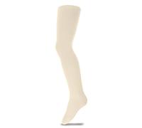 EWERS Collant sottili per neonati e bambini, in cotone, 80 denari, per ragazze, Made in Europe, collant, collant sottili, latte, 122 cm-128 cm