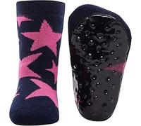 Ewers Stoppersocks stelle, calzini antiscivolo con suola in gomma per bambini e bambine, con, MADE IN GERMANY, 1 paio di calzini antiscivolo per bambini, taglia 17-18