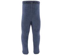 Ewers Thermo - Collant per bambini e bambine, made in EUROPE, interno in spugna, in cotone, tinta unita Jeans mélange 3 mesi