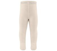 Ewers Thermo - Collant per bambini e bambine, made in EUROPE, interno in spugna, in cotone, tinta unita latte 5-6 anni