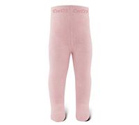 Ewers Thermo - Collant per bambini e bambine, made in EUROPE, interno in spugna, in cotone, tinta unita rosa chiaro 9 mesi
