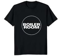 ewewerdrERA Boiler Room Dj Techno Boiler Letter T-Shirt Black L