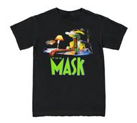 ewewerdrERA Rare The Mask Movie Jim Carrey 1994 Vintage Retro Unisex T-Shirt Black M