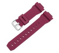 ewgrkba Cinturino for orologio compatibile con Casio G-Shock GM-2100 GM-S2100 GA-2100 GM-5600/GA5600 Cinturino for orologio in silicone Bracciale sportivo da uomo(Red silver)