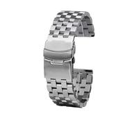 ewgrkba Cinturino in acciaio inossidabile compatibile con Hamilton Kaki Aviation Field Jazz Series Superando la velocità del vento e Flying Metal Wachband 20 22 mm(3124 silver,20mm)