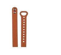 ewgrkba Cinturino in pelle compatibile con l'orologio Lily 2 Girls da 14 mm Lily2 Instagram Style, fibbia ad anello alla moda, catena for orologio in pelle bovina(Brown)