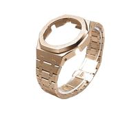 ewgrkba Kit di modifica compatibile con Casio GA-2100 GMA-S2100 GM-2100 Orologio da uomo in acciaio inossidabile Cinturino in metallo Cinturino da polso di ricambio(Rose Set,GA-2100)