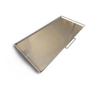 EWH Foglio di raccolta del grasso in acciaio inox, per barbecue a gas, Enders Chicago 3, in acciaio inox, dimensioni: 620 x 300 x 10 mm (lunghezza x larghezza x altezza)