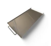 EWH Lamiera di raccolta del grasso in acciaio inox, per barbecue a gas Campingaz 2 e 3 serie Classic Woody Master, dimensioni: 490 x 252 x 12 mm (lunghezza x larghezza x altezza)