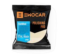 Ewocar FlexiWool 85/75 tampone lucidante - flessibile ed efficace per superfici concave - ottimizzato per taglio pesante & Heavy Cut+ - migliorato adattamento e prestazioni di levigatura