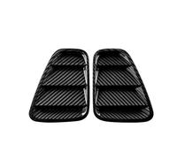EWQPHLS 2 adesivi in vera fibra di carbonio compatibili con Fiat 500 Abarth 595 695 2017 2018 2019 2020 2021 2022 2023 Copertura fanale posteriore(Black Carbon)