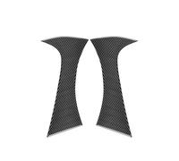 EWQPHLS Adesivi in vera fibra di carbonio morbida compatibili con Subaru BRZ Toyota GR86 2021 2022 2023 2024 Accessori interni decorativi LHD RHD(Decorative,For Black Carbon)