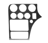 EWQPHLS Adesivi in vera fibra di carbonio morbida for Alfa Romeo 159 2005-2018 2019 2020 2021 2022 2023 LHD RHD, cornice for pannello console centrale auto(For RHD Black)