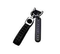 EWQPHLS Custodia in carbonio for chiave auto compatibile con BYD Han Ev Tang Dm/Qin PLUS/Song Pro/MAX/Yuan Dolphin E2 Protector Accessori for auto(Silver keychain)