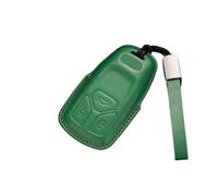 EWQPHLS Custodia protettiva in pelle for portachiavi auto compatibile con Audi A4 B9 A5 A6 8S 8W Q5 Q7 4M S4 S5 S7 TT TTS TFSI RS(AUDI SS A-GREEN)