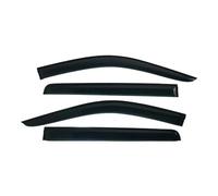 EWQPHLS Deflettore for finestrino laterale compatibile con Silverado 1500 Crew Cab 2019 2020 2021 2022 2023 2024 Visiera protettiva for auto
