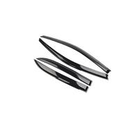 EWQPHLS Deflettori for finestrini auto compatibili con Hyundai Grand I10 BA 2013~2022, versione lunga, protezione antipioggia(Black)