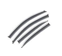 EWQPHLS Deflettori for finestrini auto compatibili con Hyundai Grand I10 BA 2013~2022, versione lunga, protezione antipioggia(Transparent)