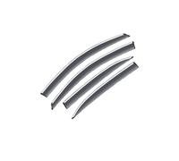 EWQPHLS Deflettori for finestrini laterali auto compatibili con Civic Hatchback Hatch 10th FC FK 2016~2021, protezioni for sopracciglia da sole e pioggia.