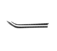 EWQPHLS Striscia decorativa lato sinistro lato guida, rivestimento interno, adesivo modificato compatibile con Explorer 2020-2023 in fibra di carbonio(Black Carbon Fiber)