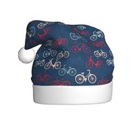 EWQrtyy Biciclette Bicicletta Ciclismo Stampa Incontri Comunità Cappelli di Natale Per Unisex Adulti Donne Uomini Spettacoli Palcoscenici Gioia