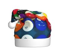 EWQrtyy Biliardo Stampa Comunità Incontri Cappelli di Natale Per Unisex Adulti Donne Uomini Spettacoli Palcoscenici Gioia di Vacanza