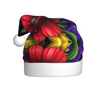 EWQrtyy Colorato Primavera Rana Fiore Stampa Comunità Incontri di Natale Cappelli Per Unisex Adulti Donne Uomini Spettacoli Palcoscenici Gioia