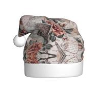 EWQrtyy Fiore Parigi Torre Eiffel Stampa Comunità Incontri di Natale Cappelli Per Unisex Adulti Donne Uomini Spettacoli Palcoscenici Gioia