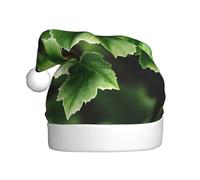 EWQrtyy Fiori di edera Stampa Albero Incontri Comunità Cappelli di Natale Per Unisex Adulti Donne Uomini Spettacoli Palcoscenici Gioia di vacanza