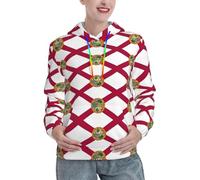 EWQrtyy Florida State Flag - Felpa con cappuccio da donna, morbida, di peso medio, casual, con tasca, Nero , M