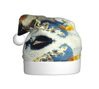 EWQrtyy Guinea Pig Stampa Comunità Incontri Cappelli di Natale Per Unisex Adulti Donne Uomini Spettacoli Palcoscenici Gioia di Vacanza