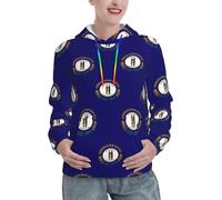 EWQrtyy Kentucky State Flag - Felpa con cappuccio da donna, morbida, di peso medio, casual, con tasca, invernale, Nero , S