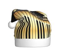 EWQrtyy Musica Stampa Comunità Riunioni Cappelli di Natale Per Unisex Adulti Donne Uomini Spettacoli Palcoscenici Gioia di