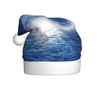 EWQrtyy Stella Cadente Luna Stampa Incontri Comunità Cappelli di Natale Per Unisex Adulti Donne Uomini Spettacoli Palcoscenici Gioia di Vacanza