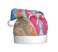 EWQrtyy Vacanze estive Stampa Incontri Comunità Cappelli di Natale Per Unisex Adulti Donne Uomini Spettacoli Palcoscenici Gioia di vacanza