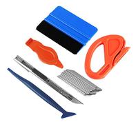Ewrap Kit di strumenti per avvolgimento in vinile per auto, con pellicola per finestre, tagliabordi, mini tergivetro angolare per l'installazione di involucri automatici e adesivi per auto