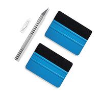 Ewrap - Vinile Wrap Kit, Window Film Tint Tool, Wallpaper Tool, con feltro tergipavimento, Craft Knife, per pellicola adesiva in vinile e carta da parati