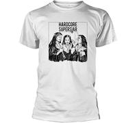 EWRdutAEAE Hardcore Superstar 'YCKMRNR Album' (White) T-Shirt White M