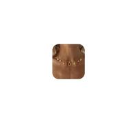Ewrkbr - Collana da donna con ciondolo a forma di lettera di conchiglia, placcata in oro 14 carati, stile bohémien, con ciondolo a forma di stella marina, collana grossa in oro con lettera del sole