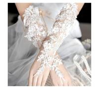EWUHYFP 2pair Wedding Gloves Lace Short Long For Photo Bride Proposal Evening Flowers Handkerchiefs(Color 4)