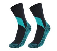 EWUHYFP Calzini Impermeabili 1 paio di calzini da pesca comodi e impermeabili, elastici, donna uomo, caldi invernali, a metà tubo, for l'arrampicata(Black Blue,XL)