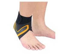 EWUHYFP Cavigliera 1 pz regolabile compressione caviglia manicotto elastico tutore guardia piede anti-distorsione supporto tallone cinturino protettivo(1Pcs-orange-right,XL)