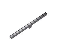 EWUHYFP Grigio Canna di Fucile 304 Scarico a Pavimento in Acciaio Inossidabile Stripe Lavatory Bagno Doccia Drenaggio lineare Lungo Scarichi a Copertura(Gunmetal Gray,800mm)