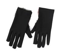 EWUHYFP Guanti da donna alla moda for la primavera e l'estate, protezione solare, sottili, in tinta unita, for cerimonia, danza, traspiranti, guida(Black)