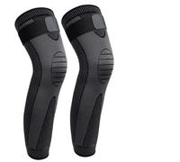 EWUHYFP Manicotti Compressivi 1 paio di manicotti a compressione for tutta la gamba, ginocchiere, supporto e protezione for(Style B-Black-2Pcs)