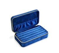 EWUHYFP Personalizza il portagioie in velluto, la scatola portaoggetti portatile in peluche for anelli, l'organizzatore for gioielli da viaggio, regali unici(G119)