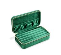EWUHYFP Personalizza il portagioie in velluto, la scatola portaoggetti portatile in peluche for anelli, l'organizzatore for gioielli da viaggio, regali unici(G116)