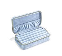 EWUHYFP Personalizza il portagioie in velluto, la scatola portaoggetti portatile in peluche for anelli, l'organizzatore for gioielli da viaggio, regali unici(G80)